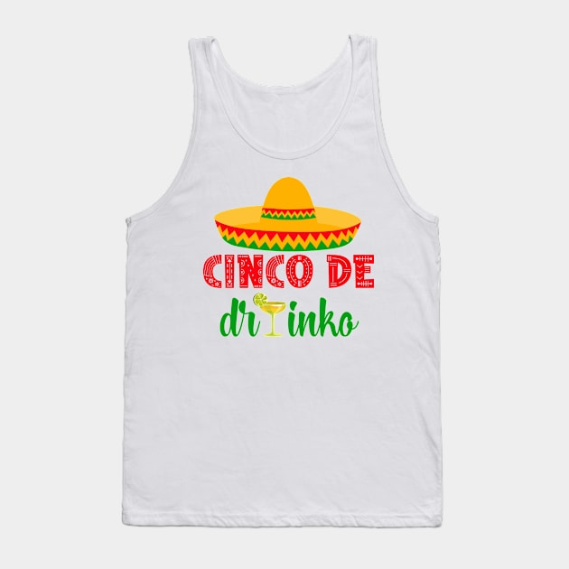 Cinco De Mayo Tank Top by Xtian Dela ✅